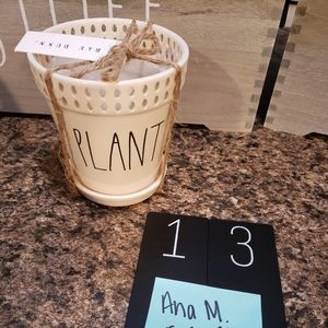 Rae Dunn PLANT Small Planter Pot new